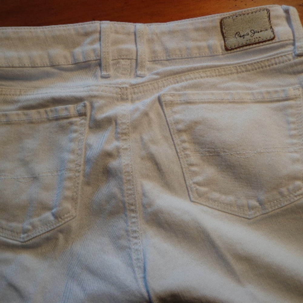 Pepe Jeans London White Slim Leg 27/30" - Picture 8 of 8